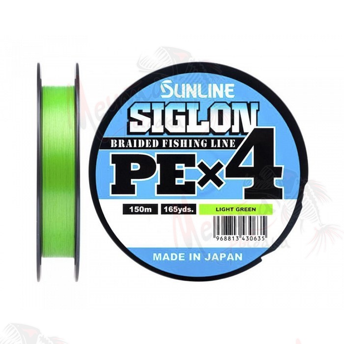 ШНУР ПЛЕТЕНЫЙ SUNLINE SIGLON PEx4 150 m DARK GREEN #1.0