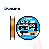 ШНУР ПЛЕТЕНЫЙ SUNLINE SIGLON PEx4 150 m ORANGE #1.0